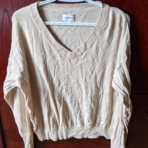 Frank and Oak long sleeve shirt beige
